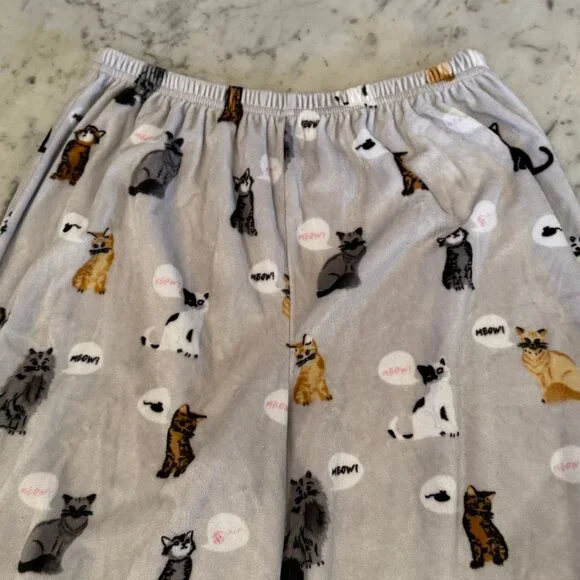 Karen Neuburger Cozy Cat Pajama Set | Soft Knit Sleepwear | XL - Picture 10 of 10